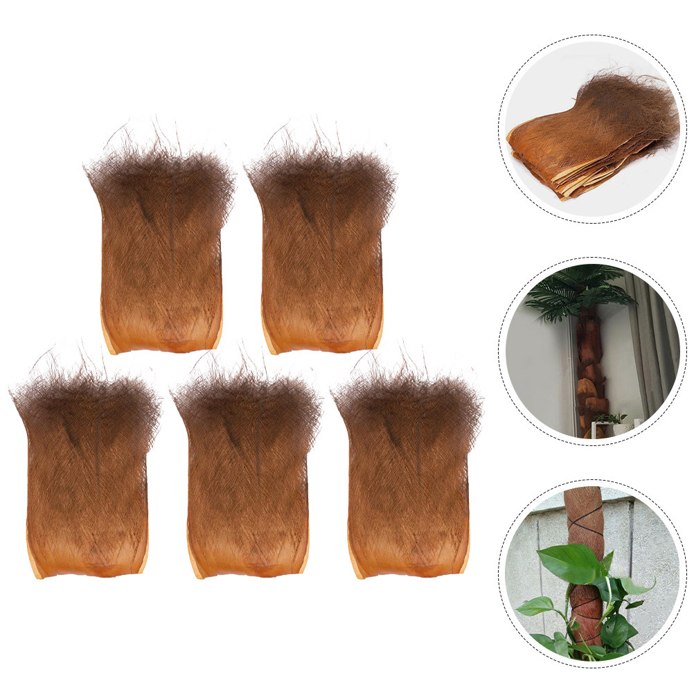 Plant Aquarium Pot - 5Sheets Natural Palm Tree Bark Plant