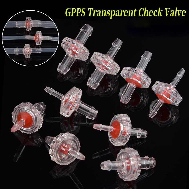 Aquarium Fertilizer - 5~100pcs GPPS Transparent Check Valve Garden