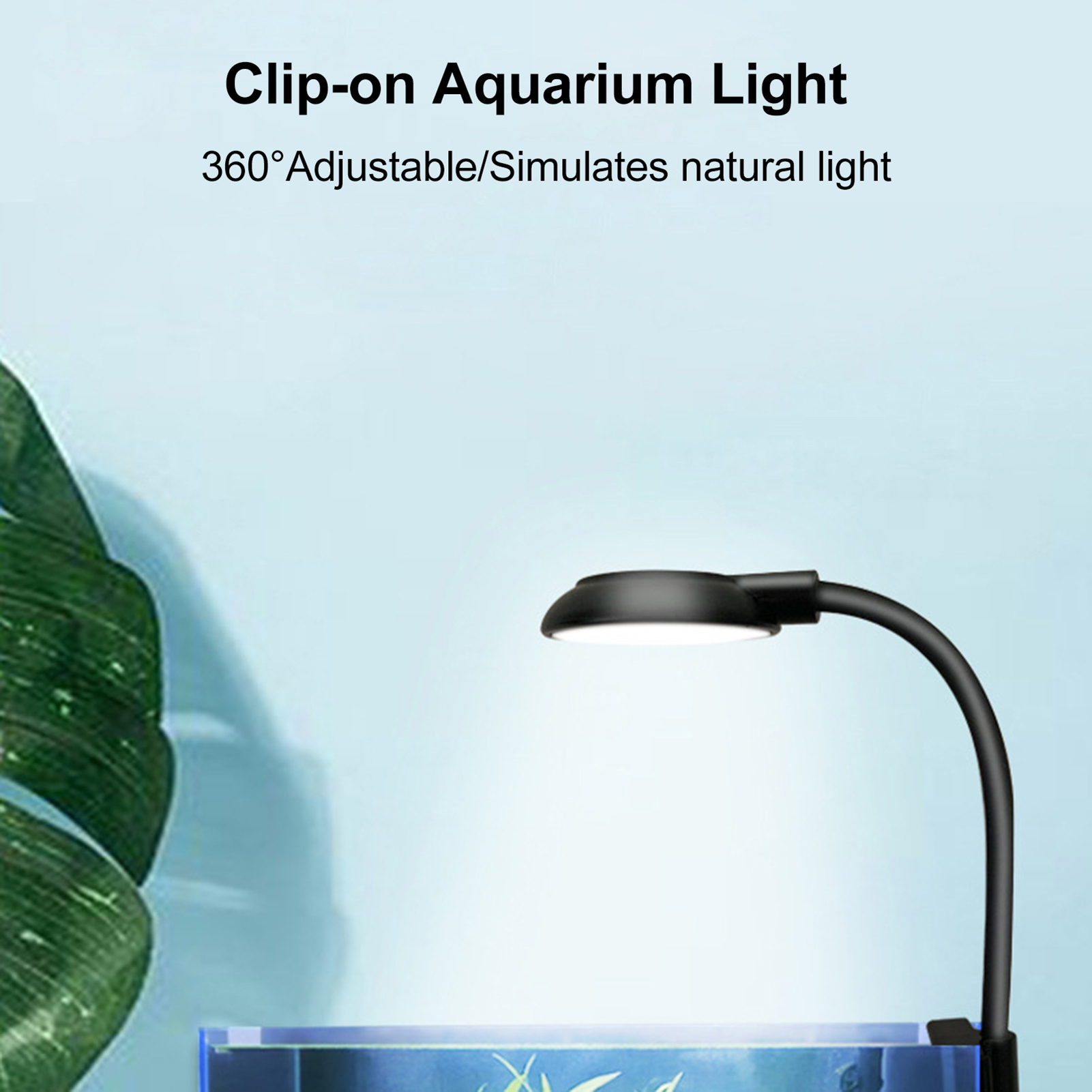 Fish  Clamp Lamp Aquarium Aqua - огляд і ціна Aquarium Plant Light