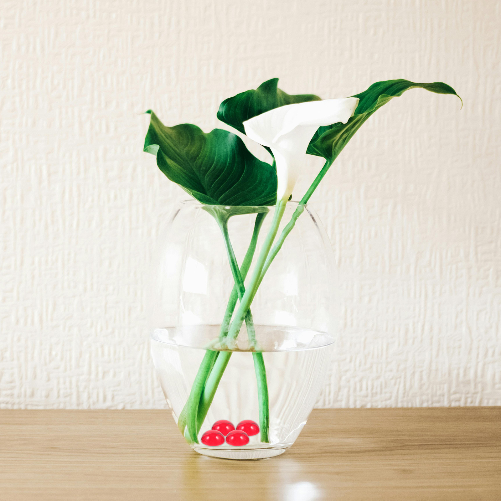 50Pcs Red Glass Pebbles Vase F - огляд і ціна Planted Tank