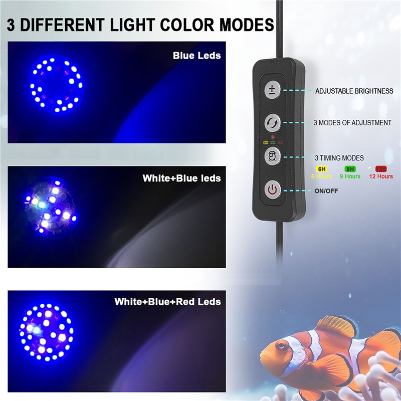 30W Aquarium Fish Tank Sea Wat - огляд і ціна Aquarium Plant Light