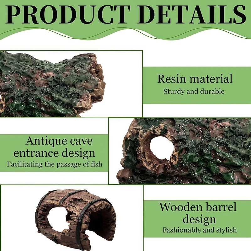 3Pcs Aquarium Resin Decoration - огляд і ціна Aquarium Plant Substrate