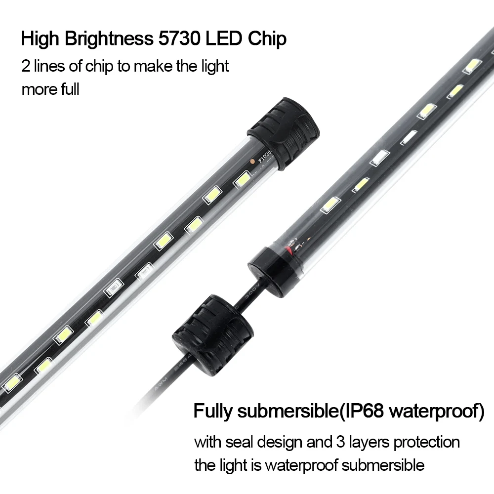 58CM  Aquarium Light LED Plant - огляд і ціна Aquarium Plant Substrate