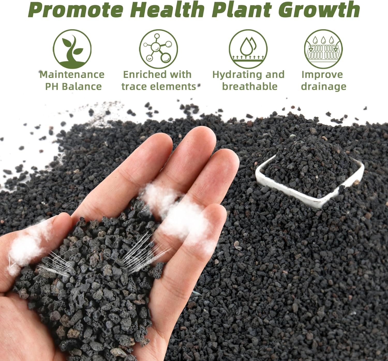 3lb Black Aquarium Filter Medi - огляд і ціна Plant Aquarium Pot