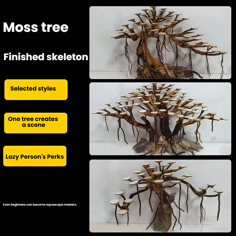 Aquarium Landscaping Moss Tree - огляд і ціна Aquarium Driftwood