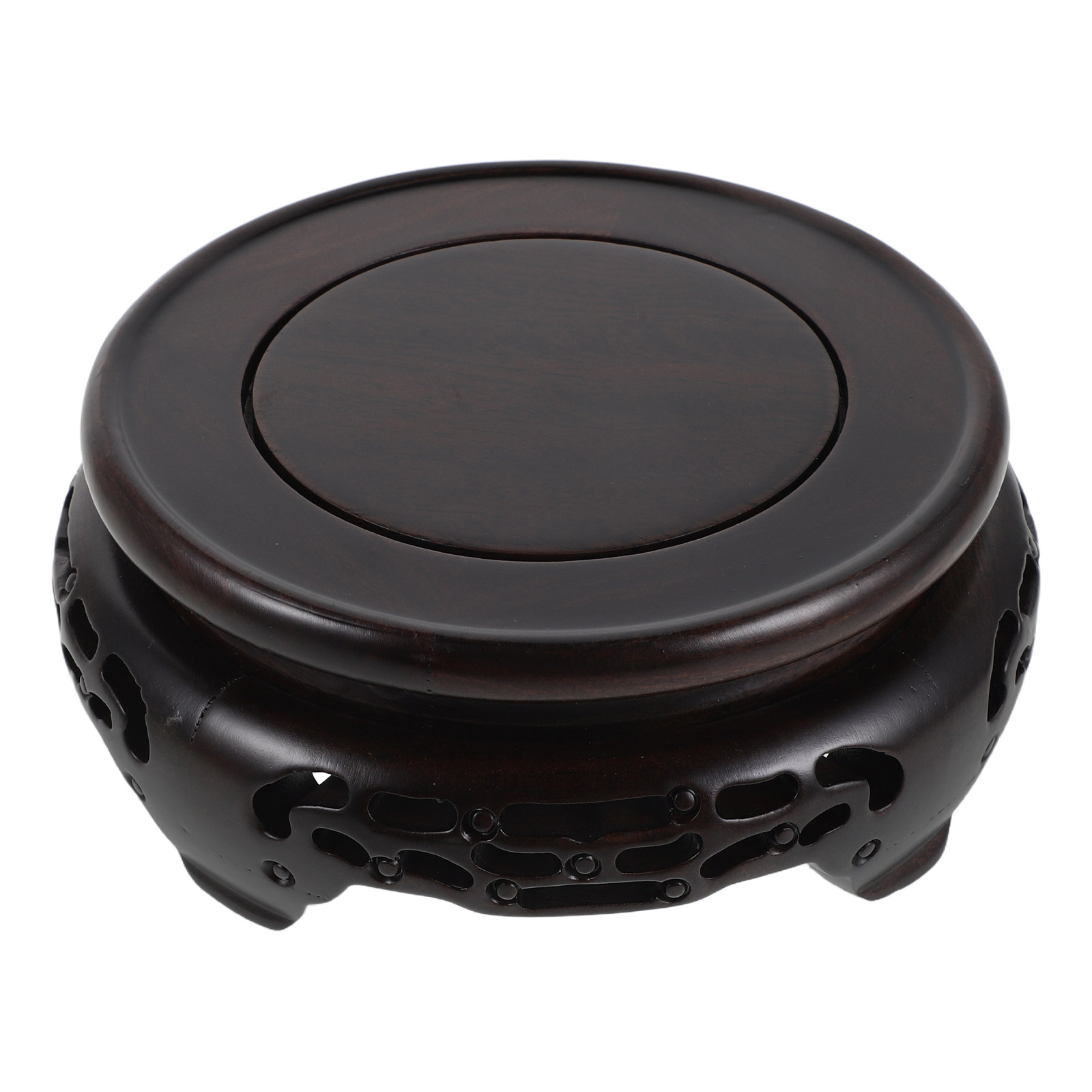 Wooden Vase Display Stand Roun - огляд і ціна Aquarium Plant Holder