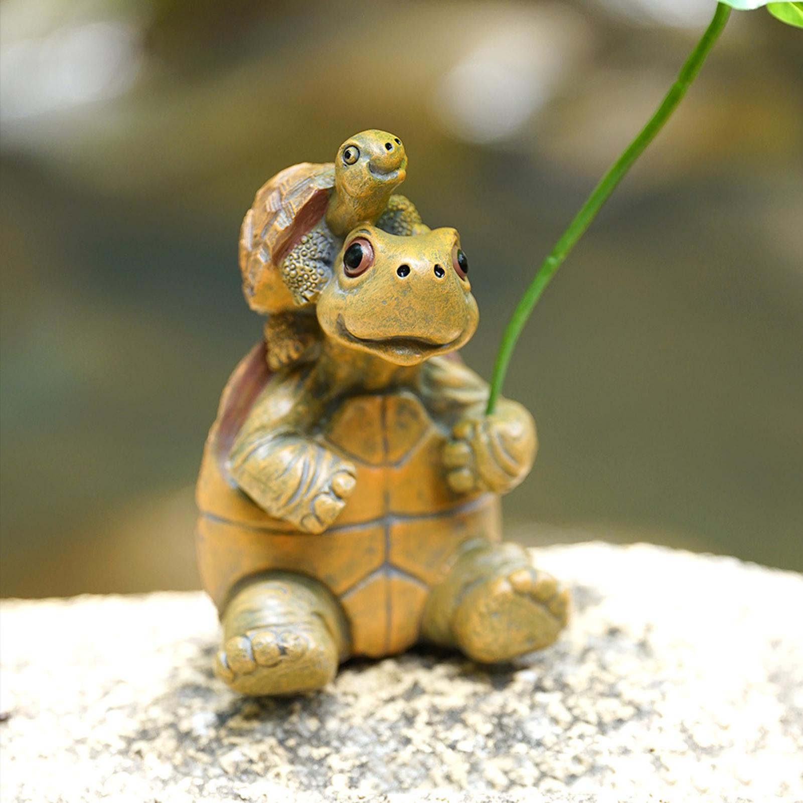 Turtle Figurine Fish Tank Deco - огляд і ціна Plant Aquarium Pot