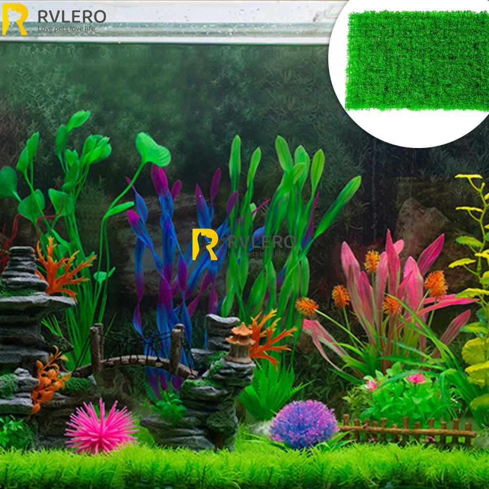 Artificial Grass Lawn Aquarium - огляд і ціна Aquarium Plants Live